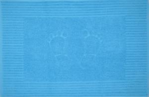 Полотенце MAXSTYLE для ног из 100% хлопка 50/70 см. (голубой)_0