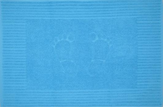 Полотенце MAXSTYLE для ног из 100% хлопка 50/70 см. (голубой)