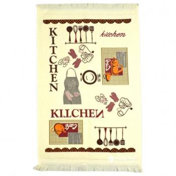Кухонное полотенце с бахромой "AKIPEK"  40x60 см 1/1